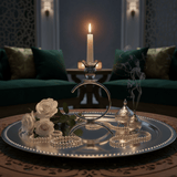 Elegant Silver Metal Decorative Candle Holder for Luxury Home and Event Decoration – 17cm - Al Kabayel Discount CentreElegant Silver Metal Decorative Candle Holder for Luxury Home and Event Decoration – 17cmHome Décor AccentsAKDCAl Kabayel Discount Centre