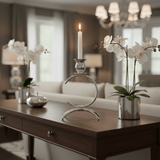 Elegant Silver Metal Decorative Candle Holder for Luxury Home and Event Decoration – 17cm - Al Kabayel Discount CentreElegant Silver Metal Decorative Candle Holder for Luxury Home and Event Decoration – 17cmHome Décor AccentsAKDCAl Kabayel Discount Centre