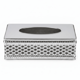 Elegant Silver Metal Tissue Box with Premium Modern Decorative Design – Luxury Tissue Holder for Living Room Office and Majlis 22×12 cm - Al Kabayel Discount CentreElegant Silver Metal Tissue Box with Premium Modern Decorative Design – Luxury Tissue Holder for Living Room Office and Majlis 22×12 cmNapkin Holders & Tissue BoxAKDCAl Kabayel Discount Centre