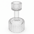 Elegant Striped Design Glass Footed Candle Holder for Modern Decorative Display – 10cm - Al Kabayel Discount CentreElegant Striped Design Glass Footed Candle Holder for Modern Decorative Display – 10cmHome Décor AccentsAKDCAl Kabayel Discount Centre