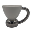 Elegant White Ceramic Mug With Modern Silver Accent – 200ml, Premium Quality Drinkware for Home or Office - Al Kabayel Discount CentreElegant White Ceramic Mug With Modern Silver Accent – 200ml, Premium Quality Drinkware for Home or OfficeMugsAKDCAl Kabayel Discount Centre
