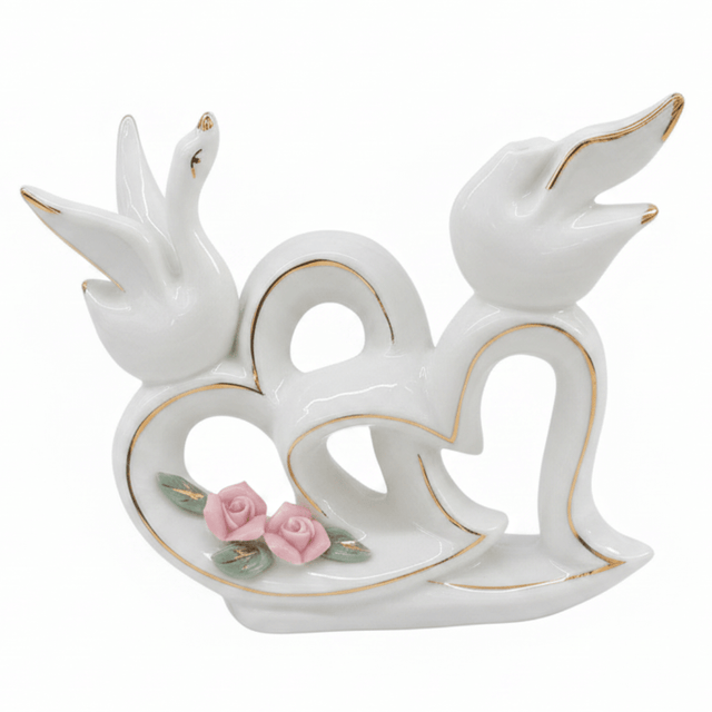 Elegant White Ceramic Swan Table Ornament with Artistic Flower Design for Home Décor – 12×10cm - Al Kabayel Discount CentreElegant White Ceramic Swan Table Ornament with Artistic Flower Design for Home Décor – 12×10cmHome Décor AccentsAKDCAl Kabayel Discount Centre