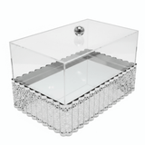 EliteServe Luxury Rectangle Silver Snack Presentation Tray with Clear Acrylic Cover – 29 × 16.5 cm - Al Kabayel Discount CentreEliteServe Luxury Rectangle Silver Snack Presentation Tray with Clear Acrylic Cover – 29 × 16.5 cmServing TraysAKDCAl Kabayel Discount Centre