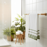 Elysian Hand Towel | 50×90 cm | White & Green Stripe - Al Kabayel Discount CentreElysian Hand Towel | 50×90 cm | White & Green StripeBath Towels & WashclothsELYSIANAl Kabayel Discount Centre