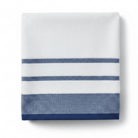 Elysian Hand Towel 50x90cm – White with Blue Stripes - Al Kabayel Discount CentreElysian Hand Towel 50x90cm – White with Blue StripesBath Towels & WashclothsELYSIANAl Kabayel Discount Centre