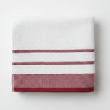 Elysian Hand Towel – White with Red Stripes | 50×90 cm - Al Kabayel Discount CentreElysian Hand Towel – White with Red Stripes | 50×90 cmBath Towels & WashclothsELYSIANAl Kabayel Discount Centre