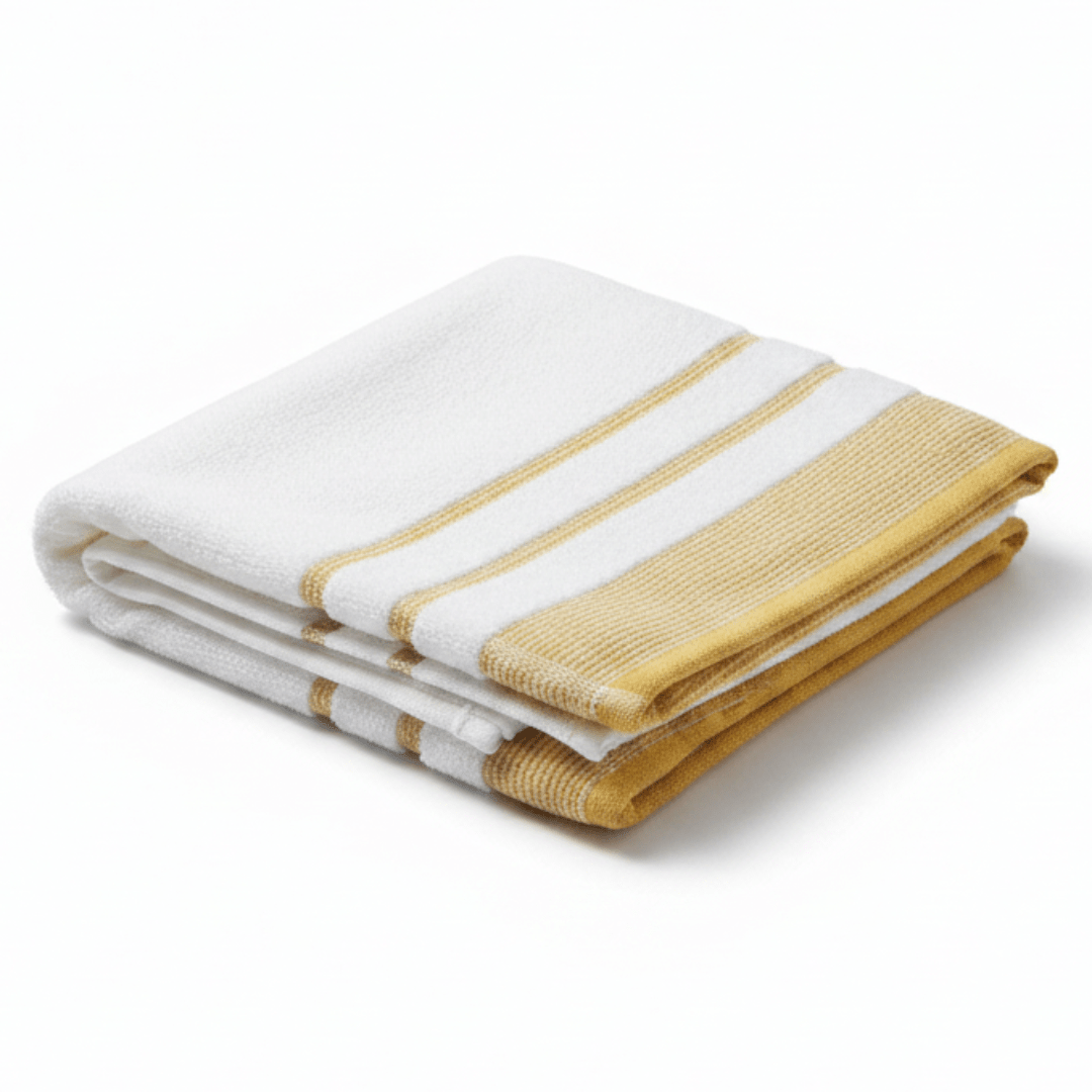 Elysian Hand Towel | White & Yellow | 50×90 cm - Al Kabayel Discount CentreElysian Hand Towel | White & Yellow | 50×90 cmBath Towels & WashclothsELYSIANAl Kabayel Discount Centre