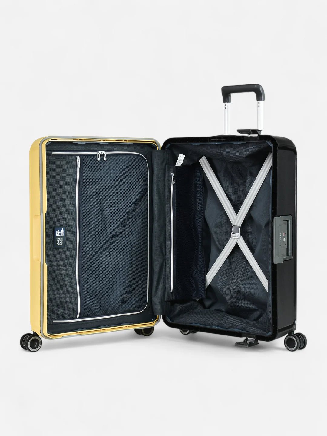 Eminent 20" Trolley Bag â€“ Yellow & Black | Durable & Stylish Cabin Luggage - Al Kabayel Discount CentreEminent 20" Trolley Bag â€“ Yellow & Black | Durable & Stylish Cabin LuggageCabin LuggageEMINENTAl Kabayel Discount Centre