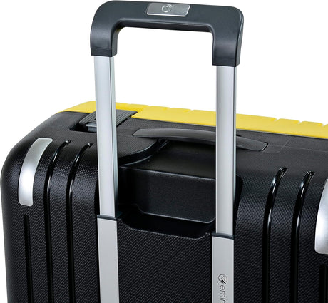 Eminent 28 - Inch Heavy - Duty Polypropylene Checked Suitcase – Dual - Tone Yellow & Black Elite Travel Edition - Al Kabayel Discount CentreEminent 28 - Inch Heavy - Duty Polypropylene Checked Suitcase – Dual - Tone Yellow & Black Elite Travel EditionCabin LuggageEMINENTAl Kabayel Discount Centre