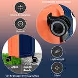 Eminent 28 - Inch Polypropylene Checked Travel Suitcase – Dual - Color Orange & Dark Blue Premium Series - Al Kabayel Discount CentreEminent 28 - Inch Polypropylene Checked Travel Suitcase – Dual - Color Orange & Dark Blue Premium SeriesCabin LuggageEMINENTAl Kabayel Discount Centre