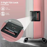 Eminent 28 - Inch Polypropylene Hard Case Checked Suitcase – Gray & Pink Modern Dual - Tone Edition - Al Kabayel Discount CentreEminent 28 - Inch Polypropylene Hard Case Checked Suitcase – Gray & Pink Modern Dual - Tone EditionCabin LuggageEMINENTAl Kabayel Discount Centre