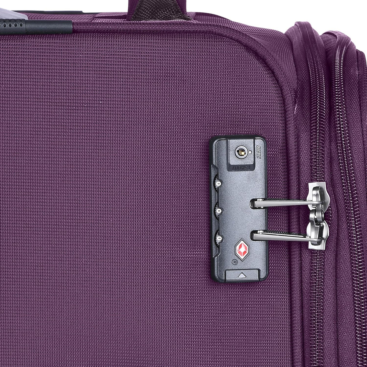 Eminent E765SZ Expandable Soft Trolley Luggage – Polyester Checked Suitcase with Safe Zipper & 3 - Digit TSA Lock, Purple, 24 - Inch - Al Kabayel Discount CentreEminent E765SZ Expandable Soft Trolley Luggage – Polyester Checked Suitcase with Safe Zipper & 3 - Digit TSA Lock, Purple, 24 - InchCabin LuggageEMINENTAl Kabayel Discount Centre