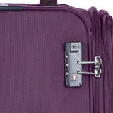 Eminent E765SZ Expandable Soft Trolley Luggage – Polyester Checked Suitcase with Safe Zipper & 3 - Digit TSA Lock, Purple, 24 - Inch - Al Kabayel Discount CentreEminent E765SZ Expandable Soft Trolley Luggage – Polyester Checked Suitcase with Safe Zipper & 3 - Digit TSA Lock, Purple, 24 - InchCabin LuggageEMINENTAl Kabayel Discount Centre