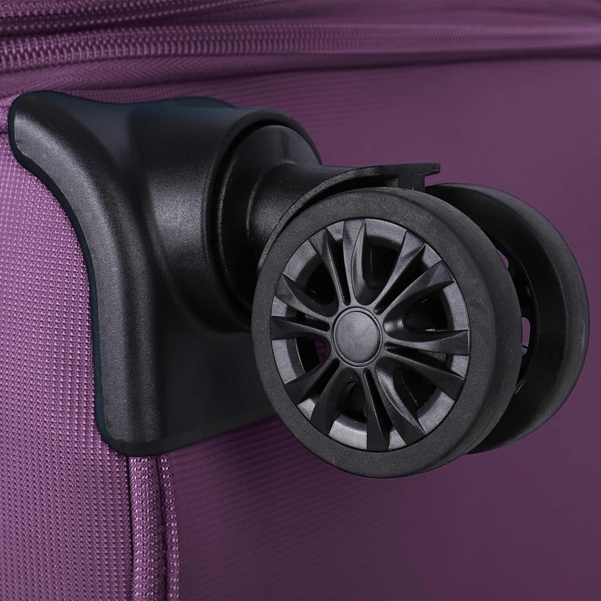 Eminent E765SZ Expandable Soft Trolley Luggage – Polyester Checked Suitcase with Safe Zipper & 3 - Digit TSA Lock, Purple, 24 - Inch - Al Kabayel Discount CentreEminent E765SZ Expandable Soft Trolley Luggage – Polyester Checked Suitcase with Safe Zipper & 3 - Digit TSA Lock, Purple, 24 - InchCabin LuggageEMINENTAl Kabayel Discount Centre