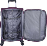 Eminent E765SZ Expandable Soft Trolley Luggage – Polyester Checked Suitcase with Safe Zipper & 3 - Digit TSA Lock, Purple, 24 - Inch - Al Kabayel Discount CentreEminent E765SZ Expandable Soft Trolley Luggage – Polyester Checked Suitcase with Safe Zipper & 3 - Digit TSA Lock, Purple, 24 - InchCabin LuggageEMINENTAl Kabayel Discount Centre