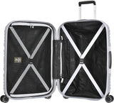 Eminent KH16 TPO Hard Case Travel Suitcase – Ultra - Light 24 - Inch Checked Luggage with Quiet 360° Wheels, Light Silver - Al Kabayel Discount CentreEminent KH16 TPO Hard Case Travel Suitcase – Ultra - Light 24 - Inch Checked Luggage with Quiet 360° Wheels, Light SilverCabin LuggageEMINENTAl Kabayel Discount Centre