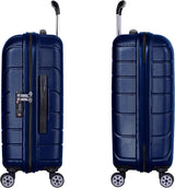 Eminent KH91 Voyager 20 - Inch Makrolon Hard Case Lightweight Cabin Luggage with Double Spinner Wheels & TSA Lock – Star Blue - Al Kabayel Discount CentreEminent KH91 Voyager 20 - Inch Makrolon Hard Case Lightweight Cabin Luggage with Double Spinner Wheels & TSA Lock – Star BlueCabin LuggageEMINENTAl Kabayel Discount Centre