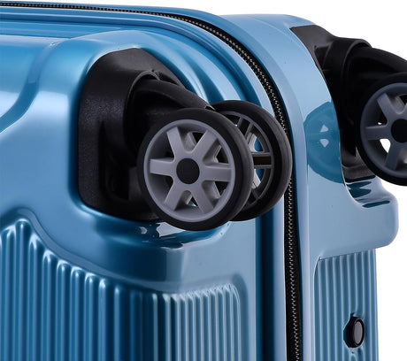 Eminent KJ84 Makrolon PC Checked Luggage – 360° Quiet Double Spinner Wheels & TSA Lock, Bright Blue, 24 - Inch - Al Kabayel Discount CentreEminent KJ84 Makrolon PC Checked Luggage – 360° Quiet Double Spinner Wheels & TSA Lock, Bright Blue, 24 - InchCabin LuggageEMINENTAl Kabayel Discount Centre