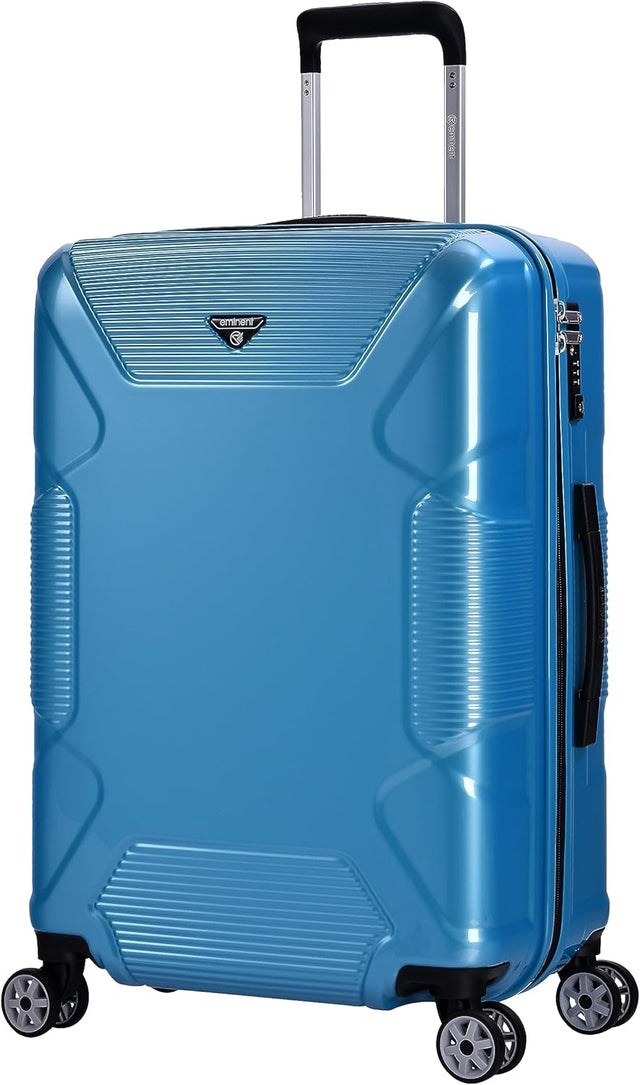 Eminent KJ84 Makrolon PC Checked Luggage – 360° Quiet Double Spinner Wheels & TSA Lock, Bright Blue, 24 - Inch - Al Kabayel Discount CentreEminent KJ84 Makrolon PC Checked Luggage – 360° Quiet Double Spinner Wheels & TSA Lock, Bright Blue, 24 - InchCabin LuggageEMINENTAl Kabayel Discount Centre