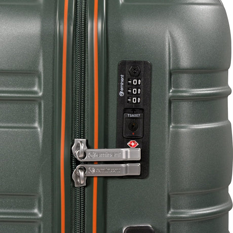 Eminent KJ95 Polycarbonate Glam Hard Case – Lightweight Checked Luggage with Quiet Spinner Wheels & TSA Lock, Mallard Green, 24 - Inch - Al Kabayel Discount CentreEminent KJ95 Polycarbonate Glam Hard Case – Lightweight Checked Luggage with Quiet Spinner Wheels & TSA Lock, Mallard Green, 24 - InchCabin LuggageEMINENTAl Kabayel Discount Centre