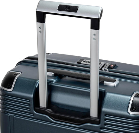 Eminent KK10 Makrolon Fashion Checked Suitcase – Smooth Double Spinner Wheels & TSA Lock, Graphite, 24 - Inch - Al Kabayel Discount CentreEminent KK10 Makrolon Fashion Checked Suitcase – Smooth Double Spinner Wheels & TSA Lock, Graphite, 24 - InchCabin LuggageEMINENTAl Kabayel Discount Centre