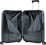 Eminent KK10 Makrolon Fashion Checked Suitcase – Smooth Double Spinner Wheels & TSA Lock, Graphite, 24 - Inch - Al Kabayel Discount CentreEminent KK10 Makrolon Fashion Checked Suitcase – Smooth Double Spinner Wheels & TSA Lock, Graphite, 24 - InchCabin LuggageEMINENTAl Kabayel Discount Centre