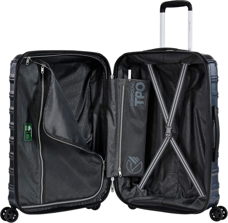Eminent KK30 24 - Inch TPO Ultra - Light Fashion Checked Luggage with Safe Zipper, TSA Lock & Double Spinner Wheels – DK Navy - Al Kabayel Discount CentreEminent KK30 24 - Inch TPO Ultra - Light Fashion Checked Luggage with Safe Zipper, TSA Lock & Double Spinner Wheels – DK NavyCabin LuggageEMINENTAl Kabayel Discount Centre