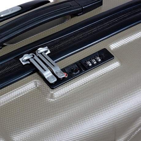 Eminent KK30 TPO Ultra - Light Checked Luggage – Safe Zipper, TSA Lock & 360° Spinner Wheels, Gold Champagne, 24 - Inch - Al Kabayel Discount CentreEminent KK30 TPO Ultra - Light Checked Luggage – Safe Zipper, TSA Lock & 360° Spinner Wheels, Gold Champagne, 24 - InchCabin LuggageEMINENTAl Kabayel Discount Centre