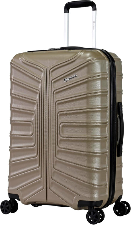 Eminent KK30 TPO Ultra - Light Checked Luggage – Safe Zipper, TSA Lock & 360° Spinner Wheels, Gold Champagne, 24 - Inch - Al Kabayel Discount CentreEminent KK30 TPO Ultra - Light Checked Luggage – Safe Zipper, TSA Lock & 360° Spinner Wheels, Gold Champagne, 24 - InchCabin LuggageEMINENTAl Kabayel Discount Centre