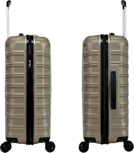 Eminent KK30 TPO Ultra - Light Checked Luggage – Safe Zipper, TSA Lock & 360° Spinner Wheels, Gold Champagne, 24 - Inch - Al Kabayel Discount CentreEminent KK30 TPO Ultra - Light Checked Luggage – Safe Zipper, TSA Lock & 360° Spinner Wheels, Gold Champagne, 24 - InchCabin LuggageEMINENTAl Kabayel Discount Centre
