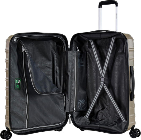 Eminent KK30 TPO Ultra - Light Checked Luggage – Safe Zipper, TSA Lock & 360° Spinner Wheels, Gold Champagne, 24 - Inch - Al Kabayel Discount CentreEminent KK30 TPO Ultra - Light Checked Luggage – Safe Zipper, TSA Lock & 360° Spinner Wheels, Gold Champagne, 24 - InchCabin LuggageEMINENTAl Kabayel Discount Centre