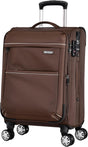 Eminent V6093SZ Expandable Soft Luggage Trolley – Polyester Carry - On Suitcase with TSA Lock & Double Spinner Wheels, Camel, 20 - Inch - Al Kabayel Discount CentreEminent V6093SZ Expandable Soft Luggage Trolley – Polyester Carry - On Suitcase with TSA Lock & Double Spinner Wheels, Camel, 20 - InchCabin LuggageEMINENTAl Kabayel Discount Centre