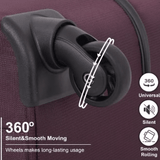 Eminent V6101 Soft - Shell Expandable Travel Trolley – Lightweight Polyester Suitcase with TSA Lock, Purple, 20 - Inch - Al Kabayel Discount CentreEminent V6101 Soft - Shell Expandable Travel Trolley – Lightweight Polyester Suitcase with TSA Lock, Purple, 20 - InchCabin LuggageEMINENTAl Kabayel Discount Centre