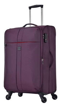 Eminent V6101 Soft - Shell Expandable Travel Trolley – Lightweight Polyester Suitcase with TSA Lock, Purple, 20 - Inch - Al Kabayel Discount CentreEminent V6101 Soft - Shell Expandable Travel Trolley – Lightweight Polyester Suitcase with TSA Lock, Purple, 20 - InchCabin LuggageEMINENTAl Kabayel Discount Centre