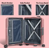 Eminent Vertica B0006 26 - Inch Polypropylene Hard Case Lightweight Luggage with Double Spinner Wheels & TSA Lock – Pink - Al Kabayel Discount CentreEminent Vertica B0006 26 - Inch Polypropylene Hard Case Lightweight Luggage with Double Spinner Wheels & TSA Lock – PinkCabin LuggageEMINENTAl Kabayel Discount Centre