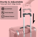 Eminent Vertica B0006 26 - Inch Polypropylene Hard Case Lightweight Luggage with Double Spinner Wheels & TSA Lock – Pink - Al Kabayel Discount CentreEminent Vertica B0006 26 - Inch Polypropylene Hard Case Lightweight Luggage with Double Spinner Wheels & TSA Lock – PinkCabin LuggageEMINENTAl Kabayel Discount Centre