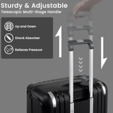 Eminent Vertica B0006 28 - Inch Polypropylene Hard Case Lightweight Luggage with Double Spinner Wheels & TSA Lock – Black - Al Kabayel Discount CentreEminent Vertica B0006 28 - Inch Polypropylene Hard Case Lightweight Luggage with Double Spinner Wheels & TSA Lock – BlackCabin LuggageEMINENTAl Kabayel Discount Centre