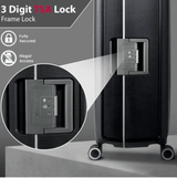 Eminent Vertica B0006 28 - Inch Polypropylene Hard Case Lightweight Luggage with Double Spinner Wheels & TSA Lock – Black - Al Kabayel Discount CentreEminent Vertica B0006 28 - Inch Polypropylene Hard Case Lightweight Luggage with Double Spinner Wheels & TSA Lock – BlackCabin LuggageEMINENTAl Kabayel Discount Centre