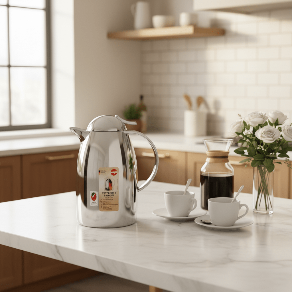 Emsa Vacuum Flask 1.5L – Chrome | Extremely Robust - Al Kabayel Discount CentreEmsa Vacuum Flask 1.5L – Chrome | Extremely RobustThermosESMAAl Kabayel Discount Centre