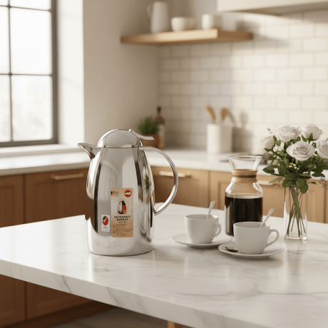 Emsa Vacuum Flask 1.5L – Chrome | Extremely Robust - Al Kabayel Discount CentreEmsa Vacuum Flask 1.5L – Chrome | Extremely RobustThermosESMAAl Kabayel Discount Centre