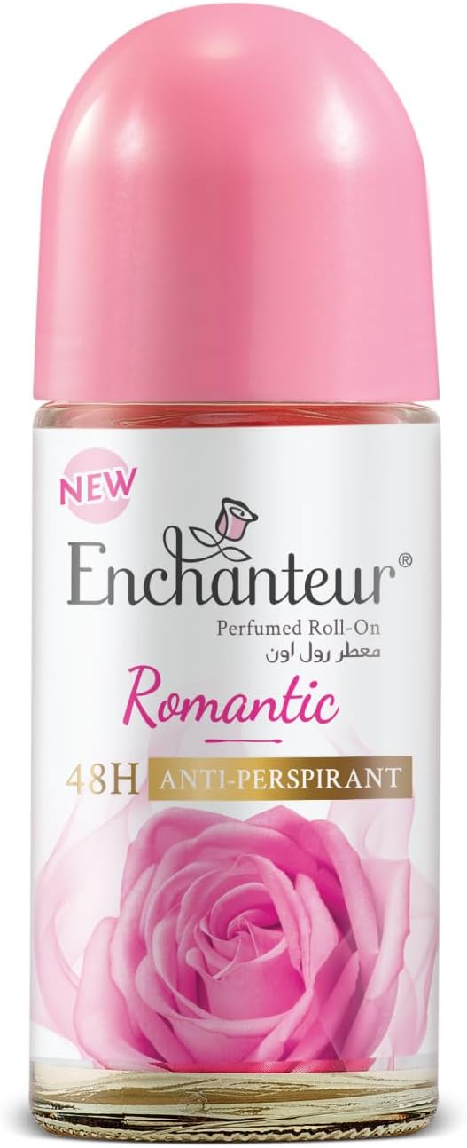 Enchanteur Romantic Roll On, 48 Hr Odour Protection, Anti - Perspirant - 50ML - Al Kabayel Discount CentreEnchanteur Romantic Roll On, 48 Hr Odour Protection, Anti - Perspirant - 50MLDeodorants & AntiperspirantsENCHANTEURAl Kabayel Discount Centre