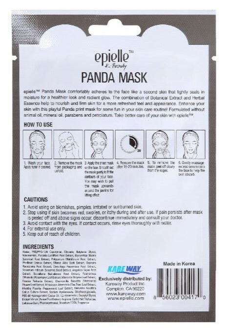 Epielle Facial Mask Panda - 23g - Al Kabayel Discount CentreEpielle Facial Mask Panda - 23gSkin CareEPIELLEAl Kabayel Discount Centre