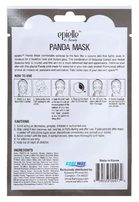 Epielle Facial Mask Panda - 23g - Al Kabayel Discount CentreEpielle Facial Mask Panda - 23gSkin CareEPIELLEAl Kabayel Discount Centre