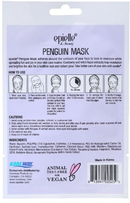 Epielle Facial Mask Penguin - 23g - Al Kabayel Discount CentreEpielle Facial Mask Penguin - 23gSkin CareEPIELLEAl Kabayel Discount Centre