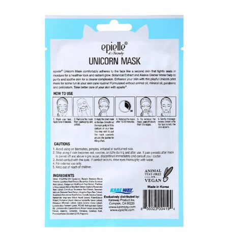Epielle Facial Mask Unicorn - 23g - Al Kabayel Discount CentreEpielle Facial Mask Unicorn - 23gSkin CareEPIELLEAl Kabayel Discount Centre