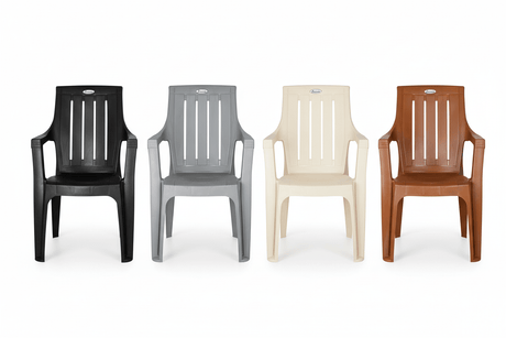 Escube Neptune Plastic Chair 38D x 38W x 55H centimeters, Assorted Color - Al Kabayel Discount CentreEscube Neptune Plastic Chair 38D x 38W x 55H centimeters, Assorted ColorChairsESCUBEAl Kabayel Discount Centre