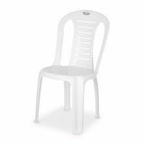Escube Plastic Sturdy Armless Jasmine Chair White 57cm*38cm*87cm - Al Kabayel Discount CentreEscube Plastic Sturdy Armless Jasmine Chair White 57cm*38cm*87cmChairsESCUBEAl Kabayel Discount Centre