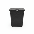 Esqube Delta Plastic Laundry Basket with Lid - 55 × 45 × 33 cm - Dark Brown / Grey / Black - Al Kabayel Discount CentreEsqube Delta Plastic Laundry Basket with Lid - 55 × 45 × 33 cm - Dark Brown / Grey / BlackOrganizers & AccessoriesESQUBEAl Kabayel Discount Centre