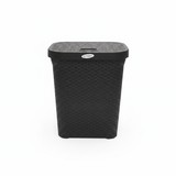Esqube Delta Plastic Laundry Basket with Lid - 55 × 45 × 33 cm - Dark Brown / Grey / Black - Al Kabayel Discount CentreEsqube Delta Plastic Laundry Basket with Lid - 55 × 45 × 33 cm - Dark Brown / Grey / BlackOrganizers & AccessoriesESQUBEAl Kabayel Discount Centre