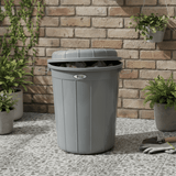 Esqube ECO Plastic Drum with Lid – 40 Litre - Grey / Cream - Al Kabayel Discount CentreEsqube ECO Plastic Drum with Lid – 40 Litre - Grey / CreamOrganizers & AccessoriesESQUBEAl Kabayel Discount Centre